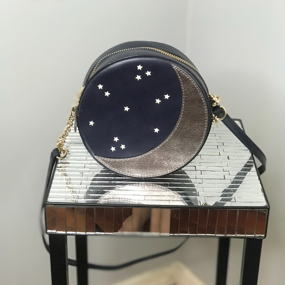 Kate Spade Round Crescent Moon and Stars Purse
